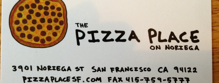 The Pizza Place on Noriega is one of Outer Sunset ⛅.