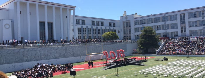 George Washington High School is one of 47* hills of San Francisco.