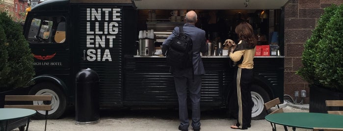 Intelligentsia Coffee is one of The Manhattan Walk II.