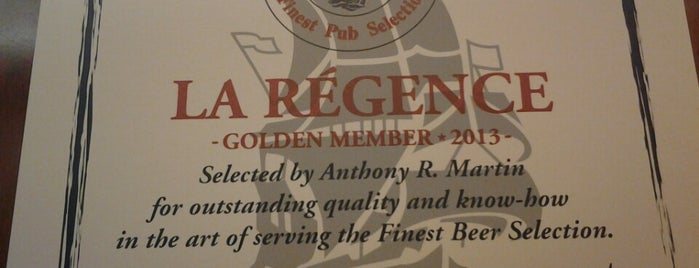 La Regence is one of Anthony'un Beğendiği Mekanlar.