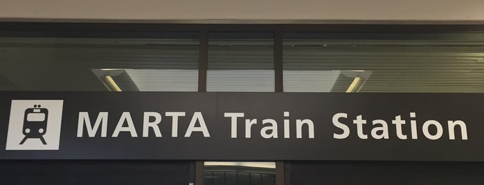 MARTA - Airport Station is one of MARTA.