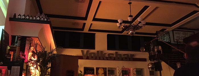 Volksbar is one of Berlin at night.
