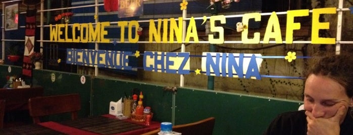 Nina's Cafe is one of สถานที่ที่บันทึกไว้ของ Shanshan.