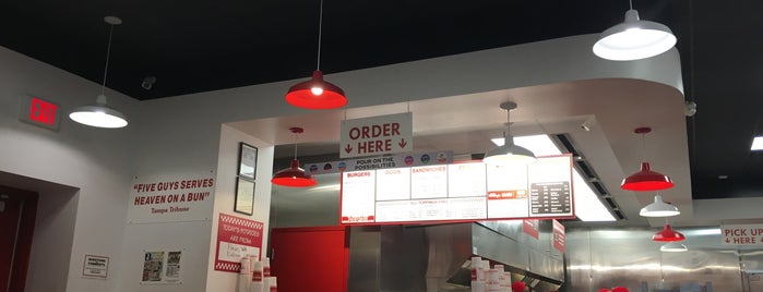 Five Guys is one of Tried/Experienced Places.