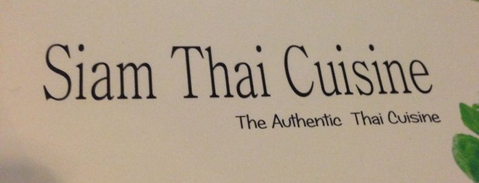 Siam Thai Cuisine is one of Lieux qui ont plu à CA.