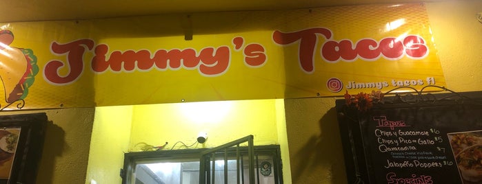 Jimmy’s Tacos is one of Locais salvos de Kimmie.