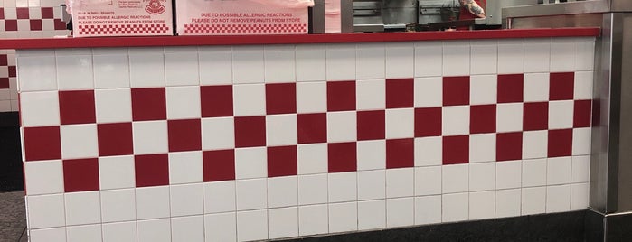 Five Guys is one of 20 favorite restaurants.