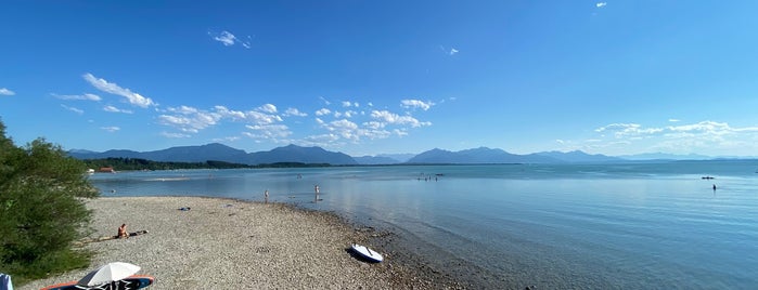 Strand Chieming is one of Chiemgau.