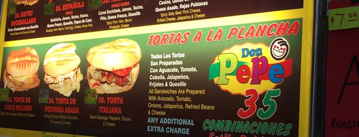Puebla Mini Market / Tortas a la Plancha Don Pepe is one of New York do futuro!.