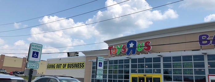Toys"R"Us is one of other places.