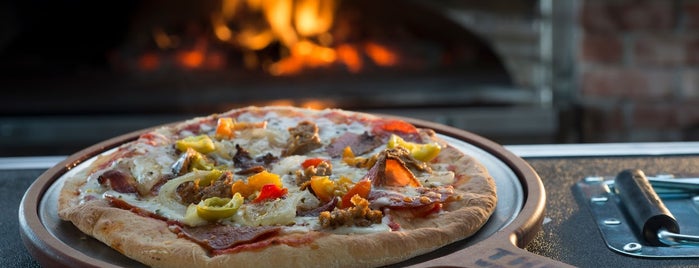 The Rock Wood Fired Pizza is one of Gameday Eats & Drinks in Dallas.