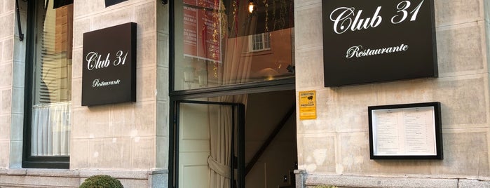 Restaurante Club 31 is one of Madrid***.