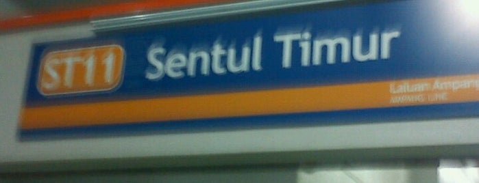RapidKL Sentul Timur (ST11) LRT Station is one of Go Outdoor, MY #4.