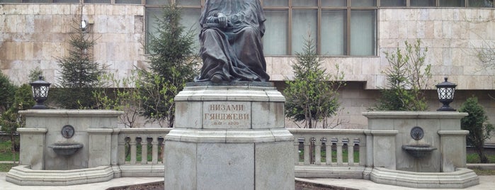 Памятник Низами Гянджеви is one of Памятники и скульптуры Москвы.