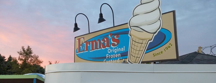 Erma's Original Frozen Custard is one of favorite places.