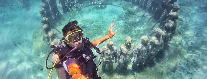 Molinere  Underwater Sculpture Park is one of Grenada 🇬🇩.