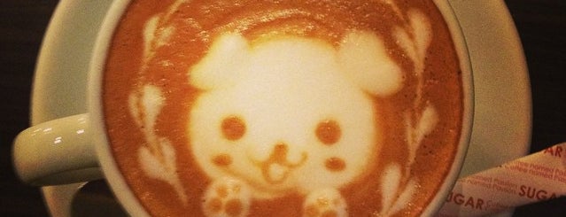 CLOVER CAFE is one of Design latte art.