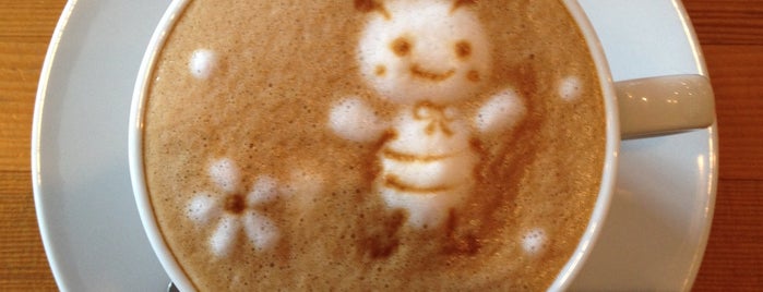 cafe picnic is one of Design latte art.
