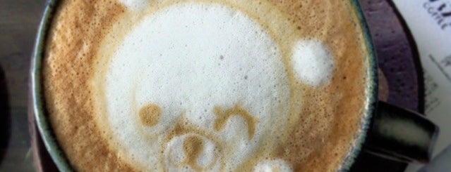 ナミニココーヒー is one of Design latte art.