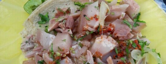 Tacos De Carnitas Voy Y Vengo is one of Crucio en 님이 좋아한 장소.