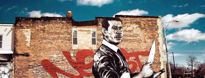 Nekst Mural is one of Detroit Graffiti.