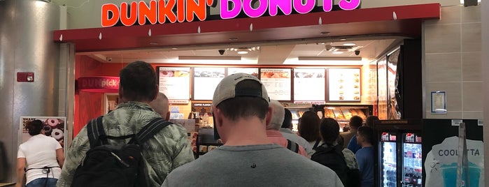 Dunkin' is one of Airport Eats.