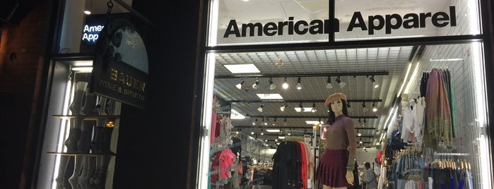 American Apparel is one of Must-visit Clothing Stores in Boston.