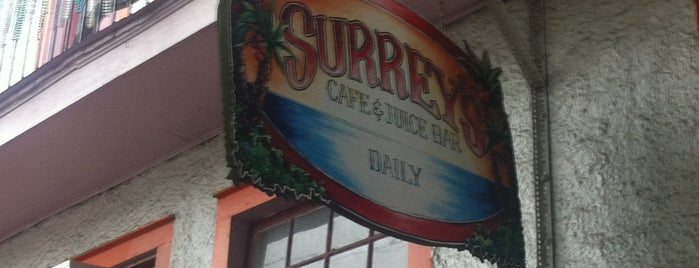 Surrey's Cafe & Juice Bar is one of New Orleans.
