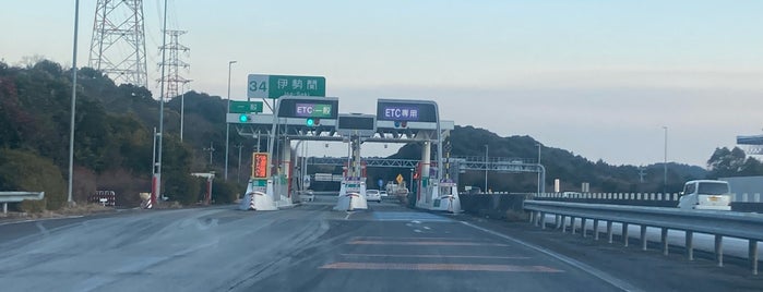 伊勢関IC is one of 東名阪自動車道.