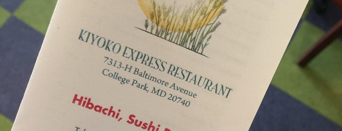 Kiyoko Express is one of College Park.