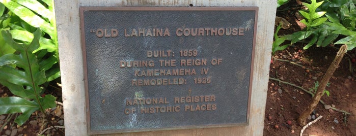 Old Lahaina Courthouse is one of Maui Eats and Stuff to do.