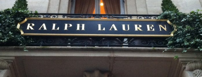 Ralph Lauren is one of Paris, FR.