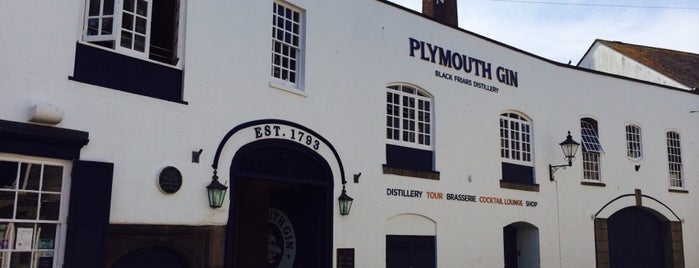 Plymouth Gin Distillery is one of Among Britons and Englishmen.