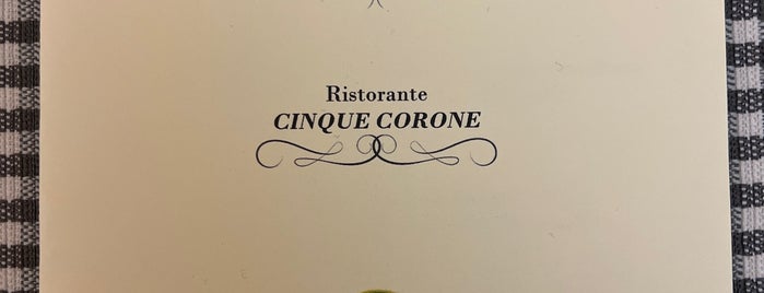 Le Cinque Corone is one of Gluten-free veggie Prague.