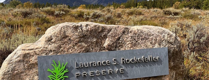 Laurance S. Rockefeller Preserve is one of Jackson Hole.