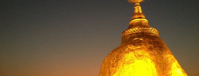 Kyaiktiyo Pagoda (Golden Rock Pagoda) is one of Myanmar.