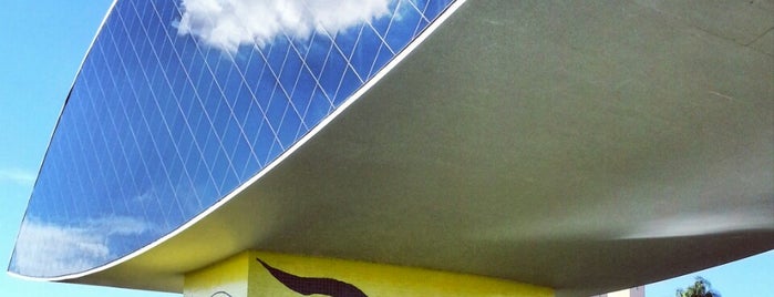 Museu Oscar Niemeyer (MON) is one of mayorshisp.