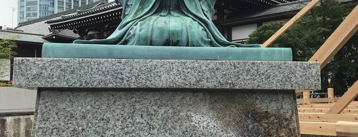 Childhood Honen statue is one of 港区.