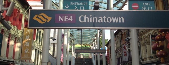 Chinatown MRT Interchange (NE4/DT19) is one of Singapore.