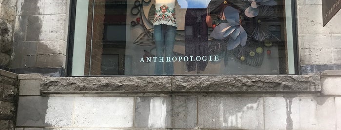 Anthropologie is one of Montréal.