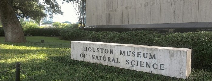 Houston Museum of Natural Science is one of My To-Visit List.