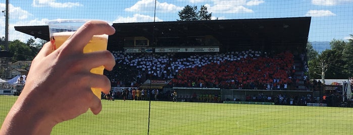 Stadion Brügglifeld is one of Fussballstadien Schweiz.