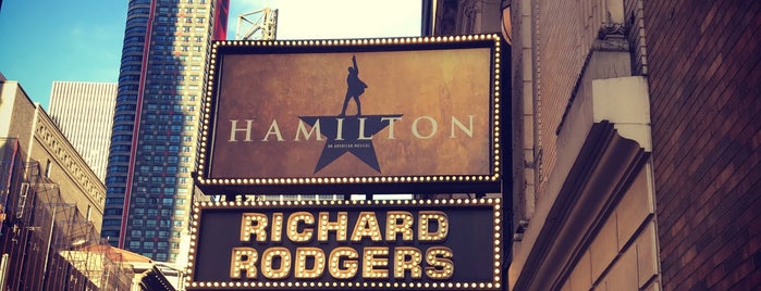 Richard Rodgers Theatre is one of New York.