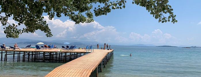 Dassia beach restaurant is one of Corfu.