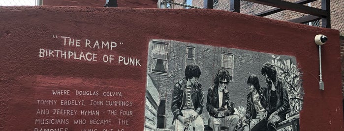 Thornycraft Ramp - Ramones mural is one of NYC DOs.