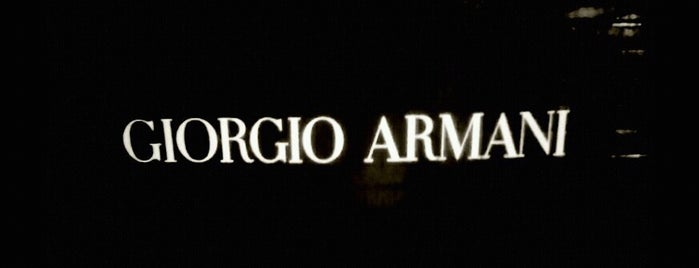 Giorgio Armani is one of Nice things.