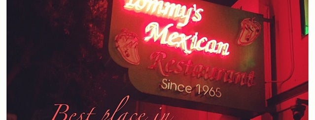 Tommy's Mexican Restaurant is one of SF Legacy 100.