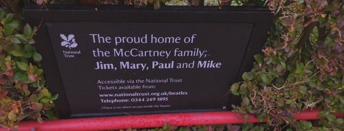 Childhood Home of Paul McCartney is one of Liverpool Beatles tour.