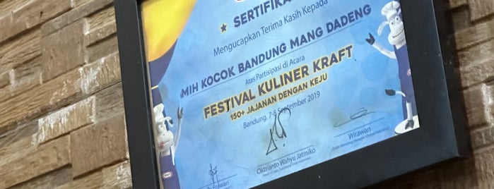 Mih Kocok Mang Dadeng is one of Bandung Food Festival.