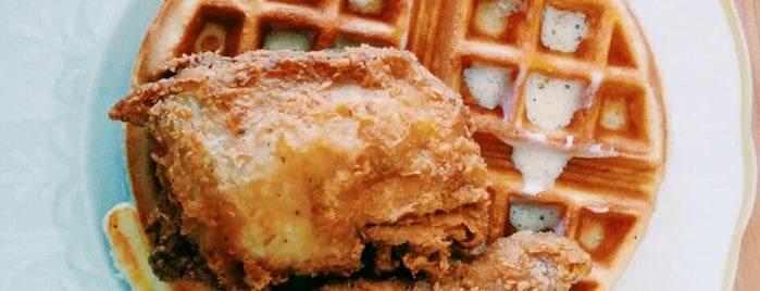 Auntie April's Chicken & Waffles is one of Celebrating Black Chefs + Restaurateurs.
